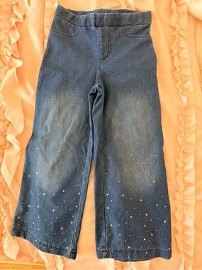 H&M Dark Blue Jeans with White Speckle Detail